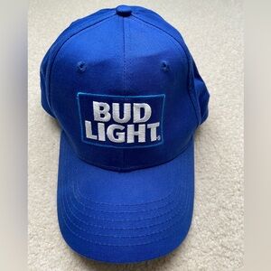 Bud Light Blue Embroidered Baseball Cap